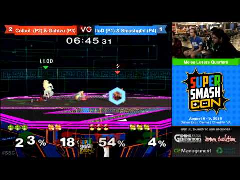 SSC - Colbol & Gahtzu Vs. lloD & Smashg0d - SSBM Doubles Losers Quarters - Smash Melee
