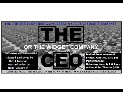 The C.E.O., or The Widget Company (Summer 2022)