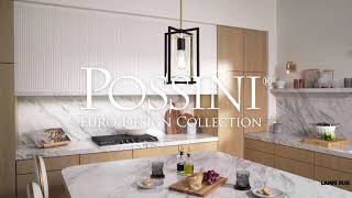 Watch A Video About the Possini Euro Nima Black Gold Mini Foyer Pendant