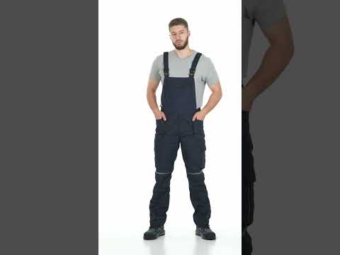 Workwear, Summer Workwear, Summer Work Bip Pants, DRIFT Salopette, color Dark blue