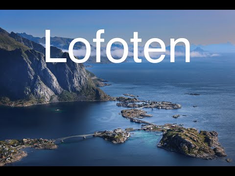 Lofoten in Norway from the sky - drone view (DJI mini pro 3)