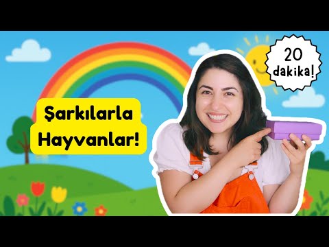 Hayvanları Öğreniyoruz 🐥🐱🐰 | 0-3 Yaş Eğitici Türkçe Çocuk Şarkıları | Gizem Abla