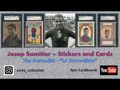 Josep Samitier Stickers and Cards - The Surrealist
