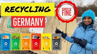 RECYCLING IN GERMANY - WASTE DISPOSAL - BEWARE OF FINES - ENGLISH