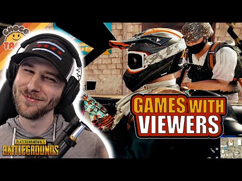Squad Games with Viewers - chocoTaco PUBG Gameplay
