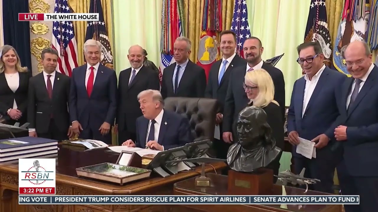 FULL EVENT: President Trump Announces Massive Pharmaceutical Deal with Regeneron - 04/23/26