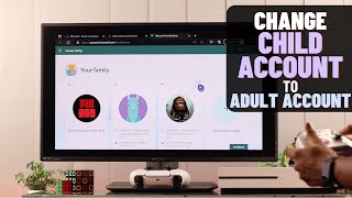 How to Change Xbox Child Account an Adult Account!