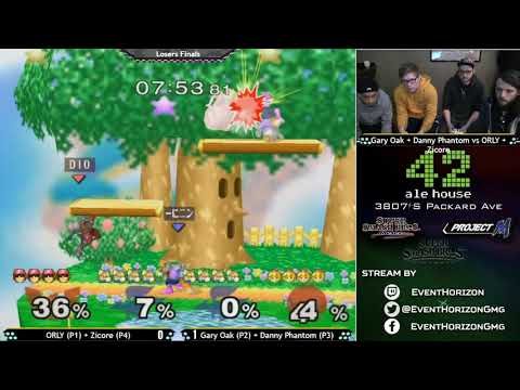 Construct 122 -  ORLY + Zicore VS Danny Phantom + Gary Oak -  Melee Doubles LF