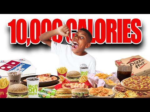 I ATTEMPTED TO EAT 10,000 CALORIES IN 24 HOURS CHALLENGE!