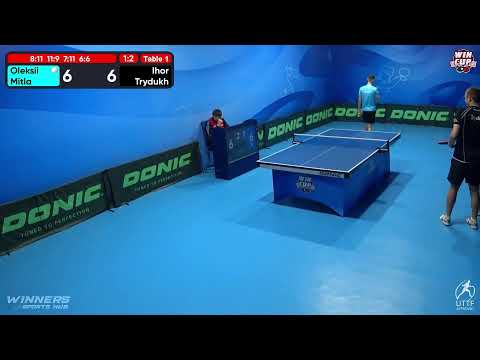 08:30 Oleksii Mitla 1 - 3 Ihor Trydukh West 1 WIN CUP 21.10.2022 | TABLE TENNIS WINCUP