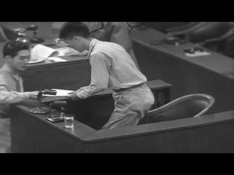 War Crimes Trials Tokyo, Japan, 08/29/1946 (full)