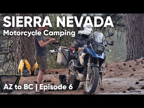 Great Motorcycling in the Sierra Nevada Mountains