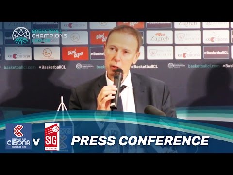 Cibona v SIG Strasbourg - Press Conference - Basketball Champions League
