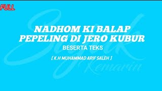 Download lagu full Nadhom sunda, pepeling di alam kubur, oleh ki balap mp3