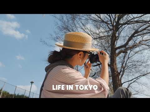 春日的什麼呀🌸櫻花樹下打牌、近期書單、久違GRWM、打包行李伴手禮購買、 終於預約到吉卜力美術館 | 東京生活