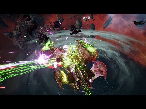 Craftworld Aeldari vs Necrons - Skalgrim Mod - Massive Battle - Battlefleet Gothic Armada 2