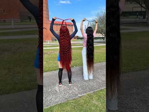 Reto al cabello más largo del MUNDO ⭐️😱