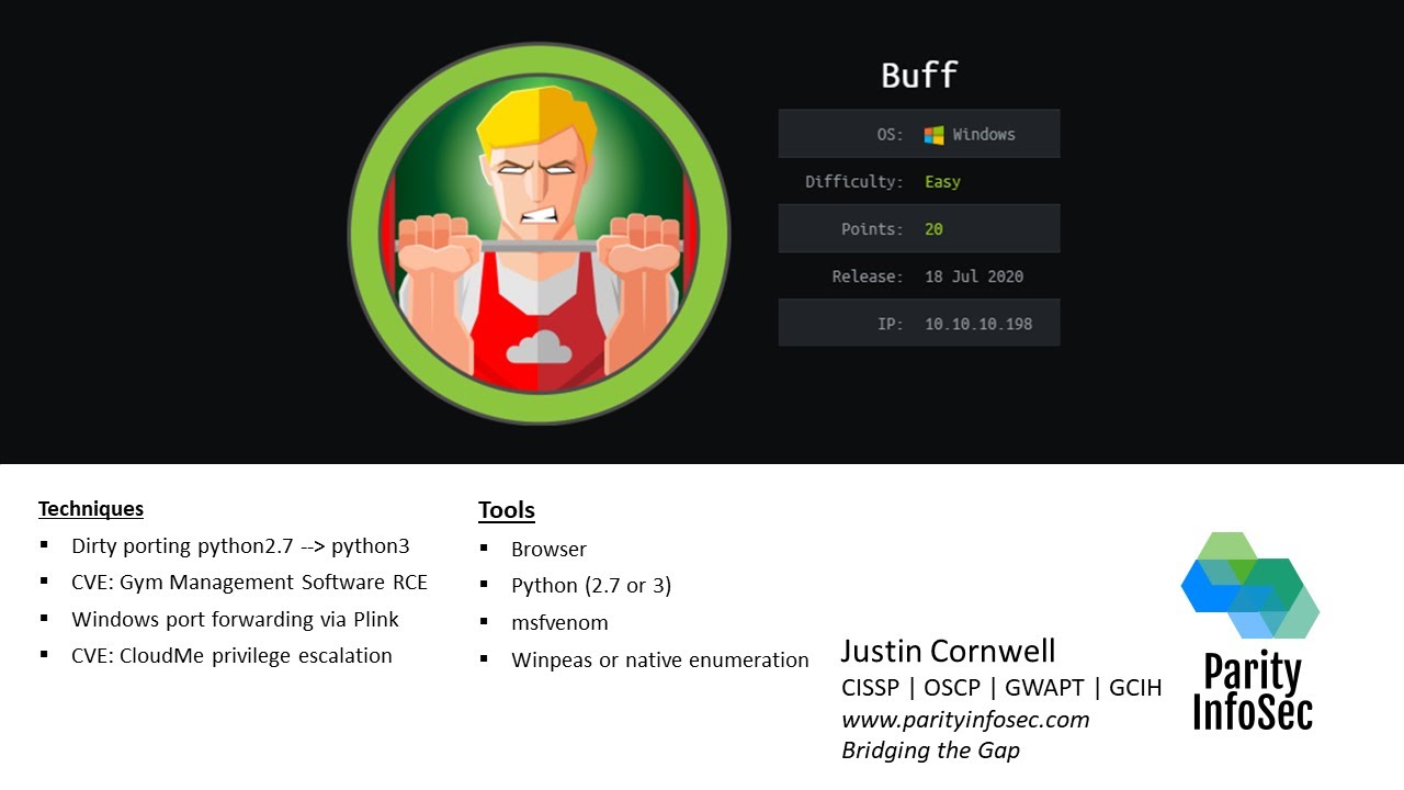 HackTheBox  ~ Buff Walkthrough