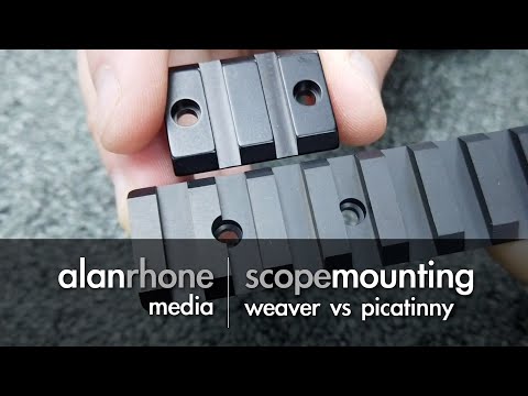 Scope Mounting - Weaver vs Picatinny