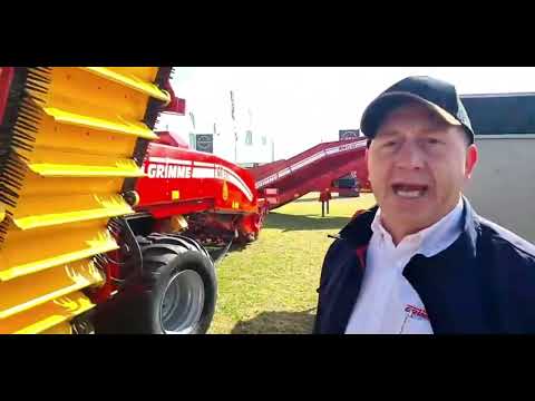 Frank van GRIMME Landmaschinenfabrik al die pad van Duitsland op Nampo Oesdag - Harvest Day 2022