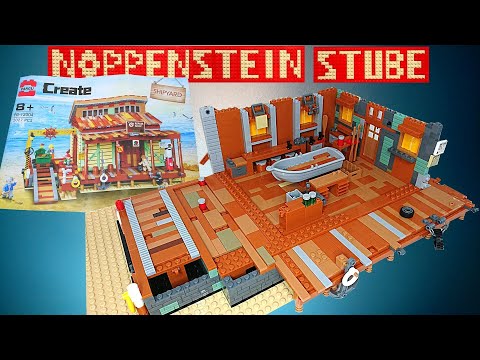 Pangu Create Shipyard Aufbau Teil 1 | Klemmbaustein Schiffswerft für meine Noppenstein Stadt