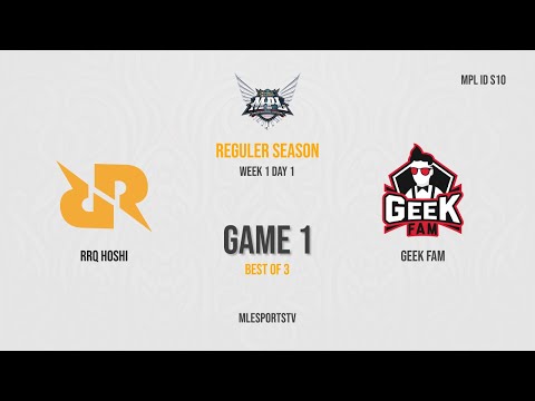 RRQ Hoshi vs Geek Fam Game 1 MPL ID S10 | RRQ VS GEEK | WEEK 1 DAY 1