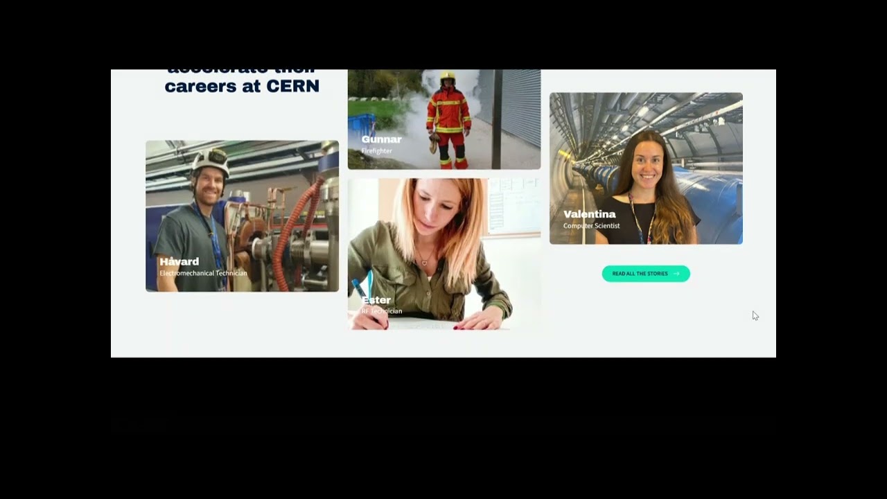CERN Career Website Overview