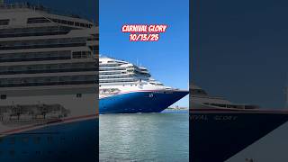 You Could Really Hear the Sail Away Party! Carnival Glory (10/13/25)