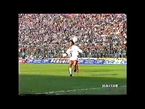 Perugia-Milan 1996-97 Il rigore non dato a Davids che lo infortunerà gravemente