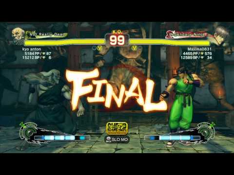 SSF4 AE 2012: kyo anton (Gouken) vs Maxima0831 (Guy) - Xbox Live Ranked Match