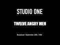 LIVE TV RESTORATION Twelve Angry Men Studio One Original 1954 Broadcast