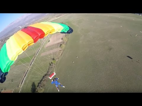 Friday Freakout: Scary Parachute Collision Close Call at 300 Feet