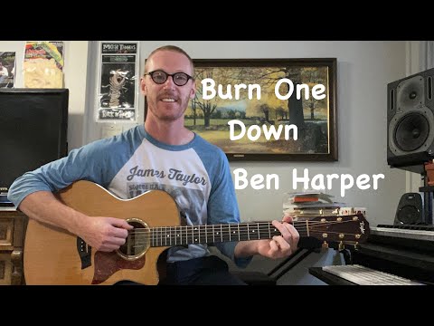 Burn One Down Guitar Lesson - Ben Harper - Beginner Guitar Tutorial