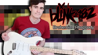 Blink 182 - Brohemian Rhapsody (Guitar &amp; Bass Cover w/ Tabs)