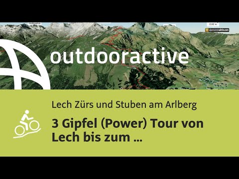 Flyover-Video: 3 Gipfel (Power) Tour von Lech bis zum Kriegerhorn und ...