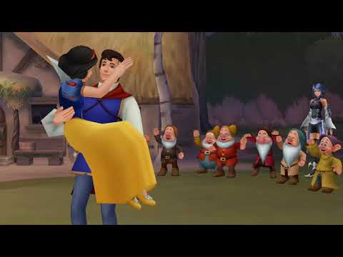 Kingdom Hearts Birth by Sleep Final Mix Theater Mode Scene 202- The Happy Send-off