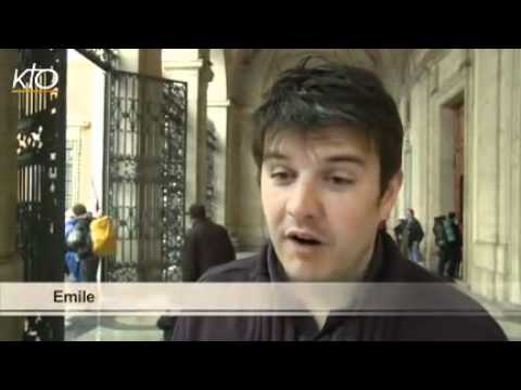 Arrivée des jeunes français à Rome