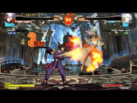 GGXrdR2 - Rhinehart (Chipp) VS Rissay (Elphelt) Highlight