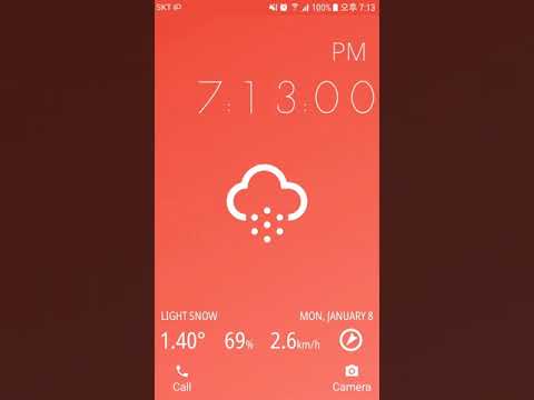 Red Clock - Desk Clock