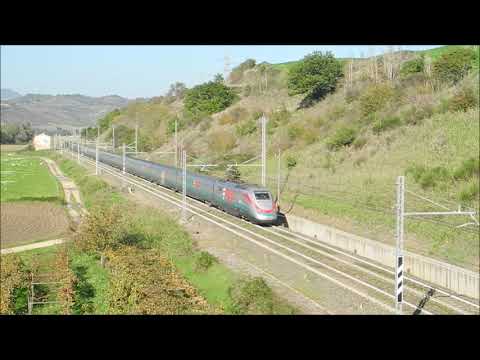 ETR500 MIR + Doppia E652 Archimede RFI +  E191 CFI con Intermodale misto a Fara Sabina