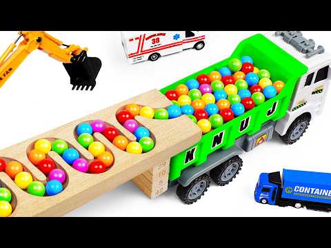 HABA Marble Run: Mesmerizing Wooden Marbles Racing Through Air ASMR