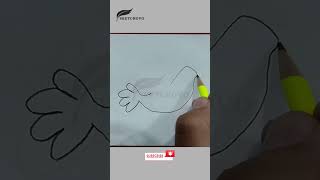 Easy Cute Bird Drawing for Beginners 🐦✏️ | Step by Step Hand Sketch Tutorial