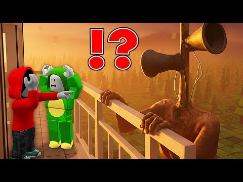 JJ and Mikey Escape Siren Head in Roblox !?
