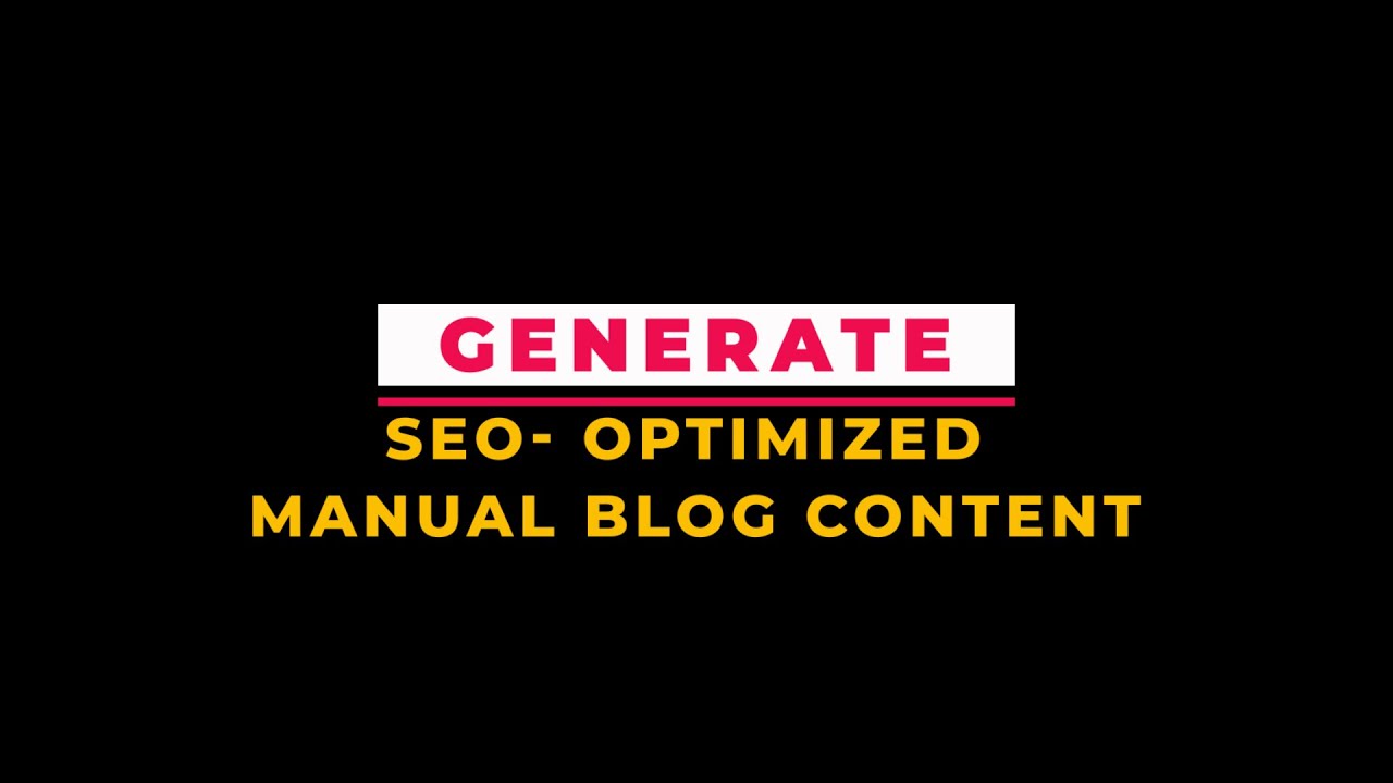 How to Manually Create SEO-Optimized Blogs with AI | Step-by-Step Tutorial