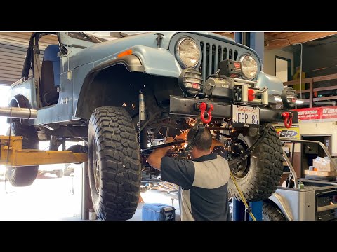 Jeep CJ7 Steering Upgrades ~ Ep 79