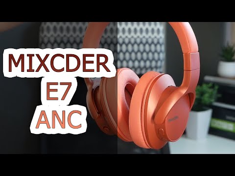 ОБЗОР | MIXCDER E7 - недорогие яркие наушники с активным шумодавом