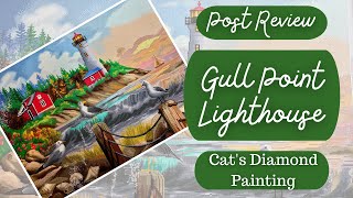 Diamond Painting Post Review | Gull Point Lighthouse | Working On An Old Kit In 2026 - How Is It?