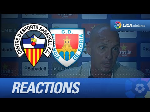 Rueda de prensa de Miquel Olmo tras el CE Sabadell (0-3) CD Numancia - HD