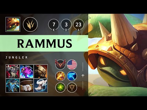 Rammus Jungle vs Ekko - NA Grandmaster Patch 25.21
