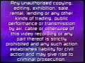 Paramount Warning Screen 1999 2000 UK Closing Variant